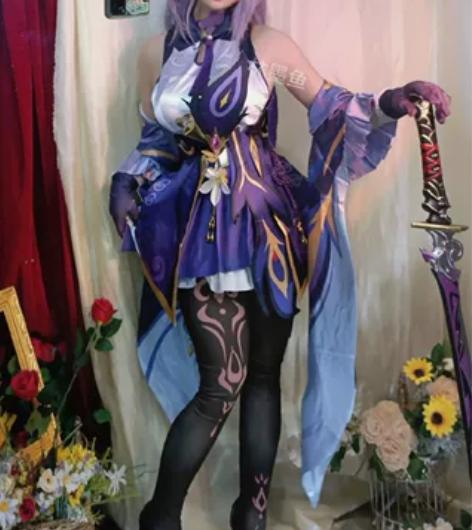 三町目 刻晴COS 原神 标价包邮 有毛无...