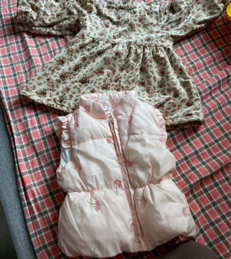 【羽绒服+加绒裙子，共两件】女童幼儿宝宝裙...