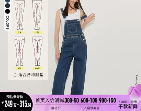 ONLY春季新款Smiley笑脸联名直筒背...