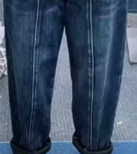 老爹牛仔裤女秋冬高腰加绒萝卜裤显瘦哈伦裤 ...