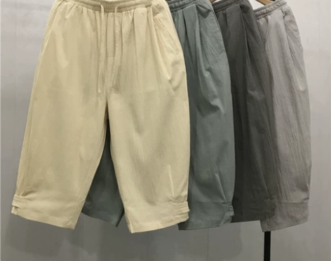 （全新清仓）布衣棉麻～七分棉麻裤 全新，价...