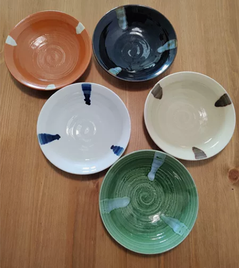 日本回流 高温瓷 饭碗 干饭碗 菜碟 抹茶...