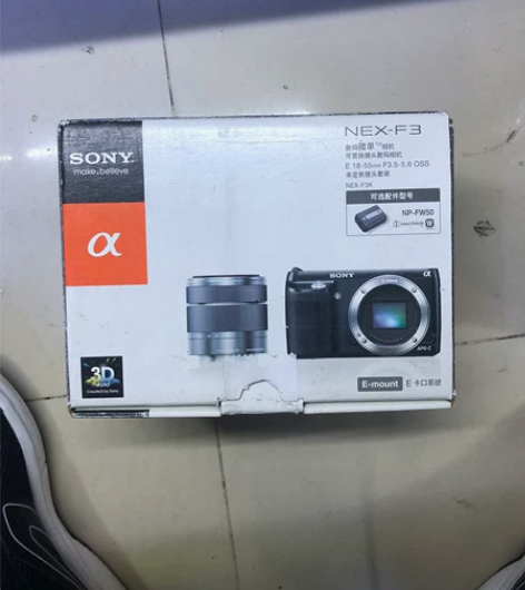国行带保卡 索尼NEX-F3微单带18-5...