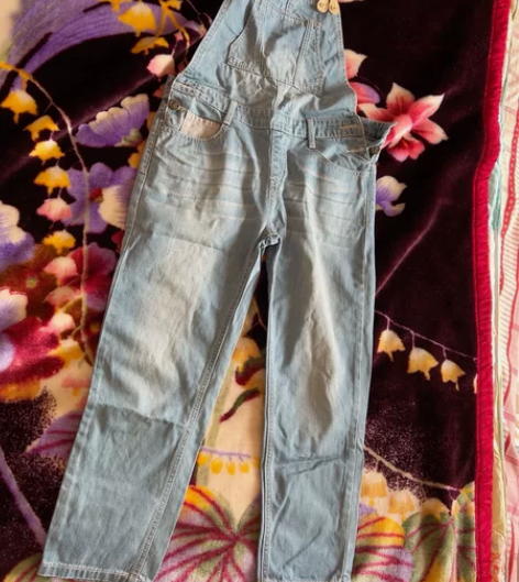 背带牛仔裤 95新品牌:ES 尺码:38 ...
