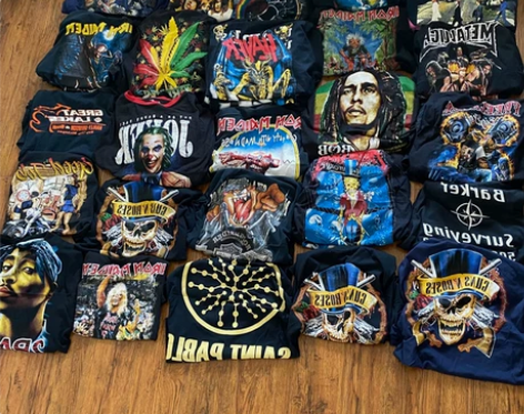 从泰国拿回来的vintage古着摇滚T恤 ...