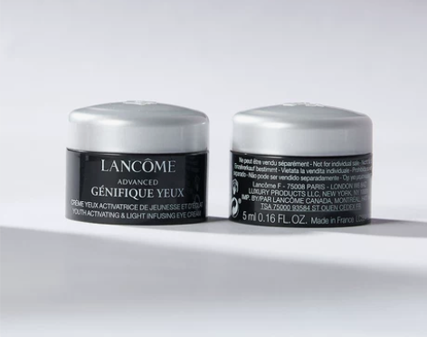 兰蔻发光眼霜小黑瓶专柜小样淡细纹黑眼圈紧致...