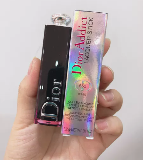 dior口红550色号 很好看的粉色,本来...