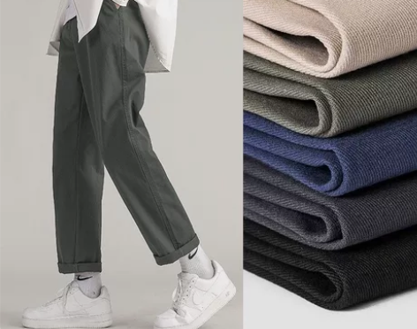 低价处理秋季加绒纯素直筒工装裤子男韩版潮流...