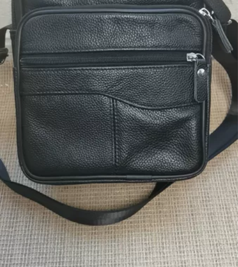 真皮牛皮男包单肩斜跨真皮牛皮包新款男士商务...