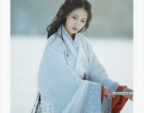 ?【上遥居】山与 晋制原创汉服魏晋纯色破裙...