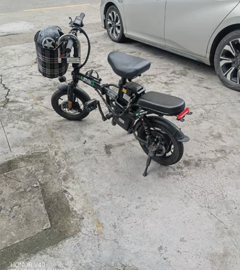 德国名顶电动车，成色如图，纯电动可以骑30...