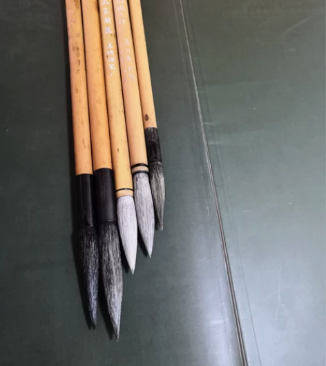 70年代羊毫宣笔 70年代  三兔笔厂羊毫...