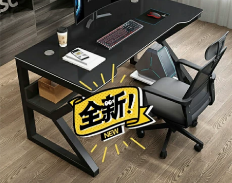全新电脑台式桌家用出租房电竞桌卧室桌子长方...