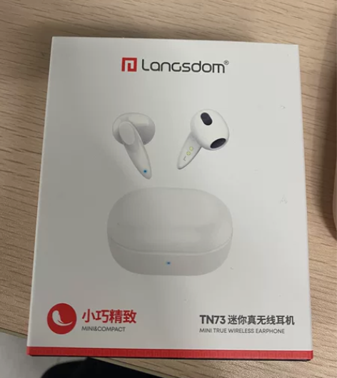 langsdom兰士顿蓝牙耳机，白色，全新...