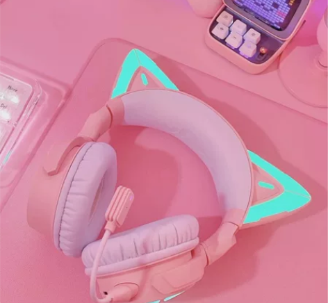 妖舞猫耳耳机4代头戴式蓝牙耳机 99新 仅...