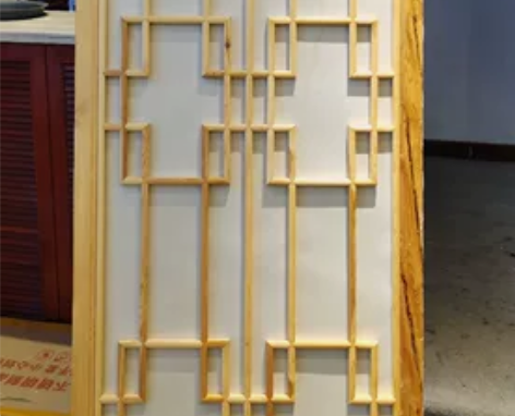 茶馆更换地点,剩余格栅,实木。有6个。还有...