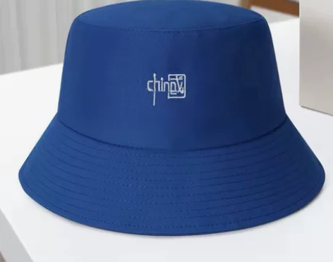 国潮中国风刺绣女帽子男潮春夏时尚渔夫帽情侣...