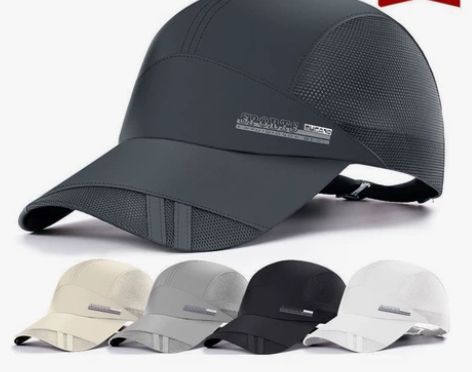 棒球帽男夏季户外防晒遮阳帽韩版百搭透气速干...