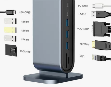 Type-c拓展坞USB-C多接口分线器H...
