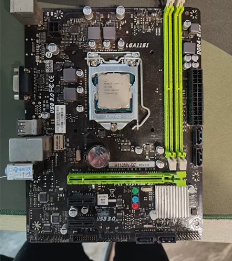 h110主板加  i3  7100   四...