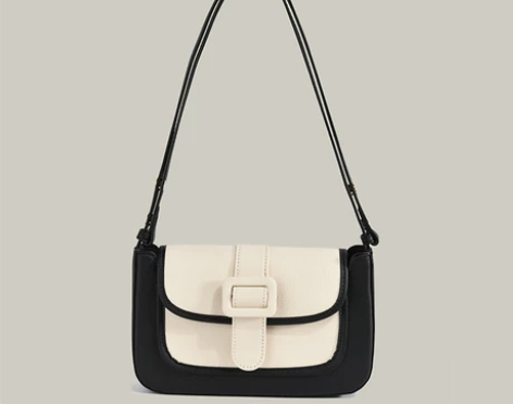 优尚女包定制高级感拼接剑桥包2022春季新...