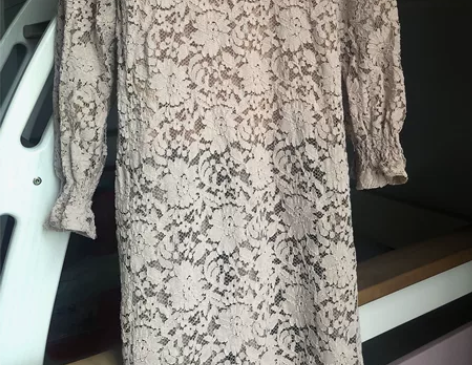 清仓蕾丝镂空连衣裙长裙秋季裙子淑女风港风复...