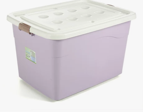 沃之沃170L特大号收纳箱被子衣服储物箱玩...