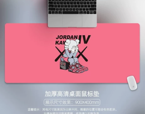 鼠标垫超大号游戏电竞办公电脑键盘垫加厚锁边...