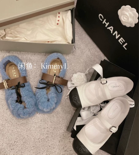 Chanel香奈儿牛皮鱼子酱玛丽珍娃娃鞋 ...