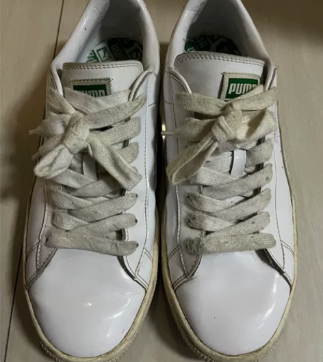 正品彪马白色光面，没有磨损。43码！ 感兴...