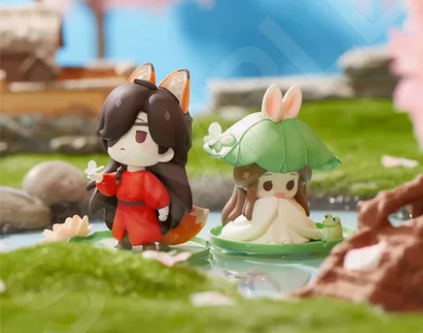 天官赐福 盒蛋Q版手办 寻觅款 花花跟怜怜...