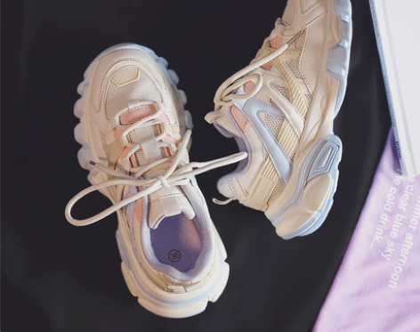 环球显脚小老爹鞋女春秋ins潮2022年新...