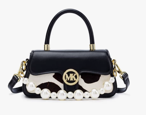 2022年新款珍珠手提包单肩斜挎两用百搭M...