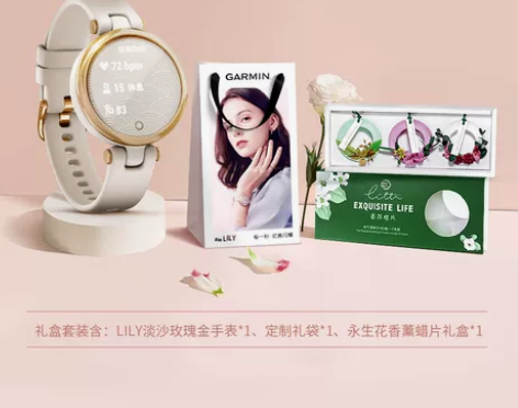 Garmin佳明lily时尚欧美智能心率手...