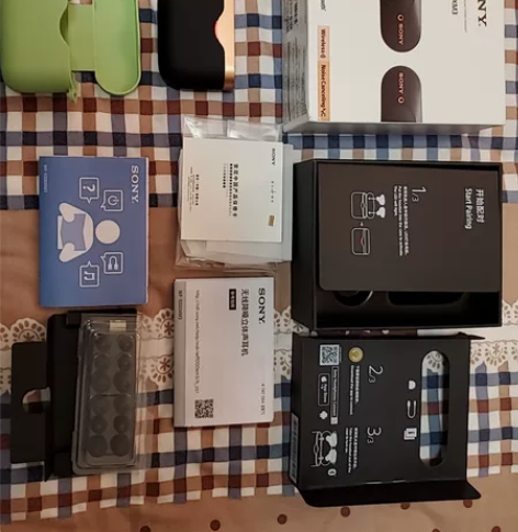 索尼真无线蓝牙降噪耳机，SONY WF-1...