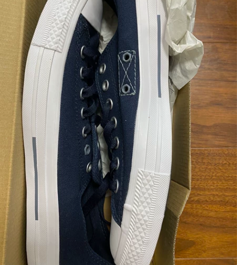 匡威converse男款纯色低帮帆布鞋 4...