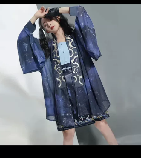 御篇原创改良汉服女【韶音】汉元素直领对襟衫...