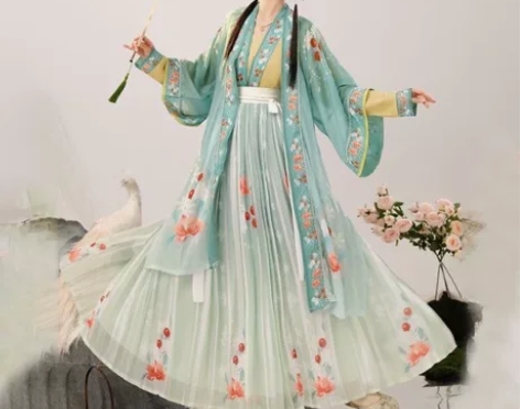 【狂欢价】劲合汉服女中国风【半城桃色】宋制...