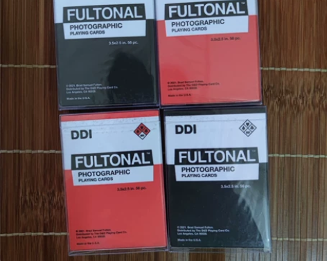 DD摄影集富尔顿扑克牌 黑色限量250副，...