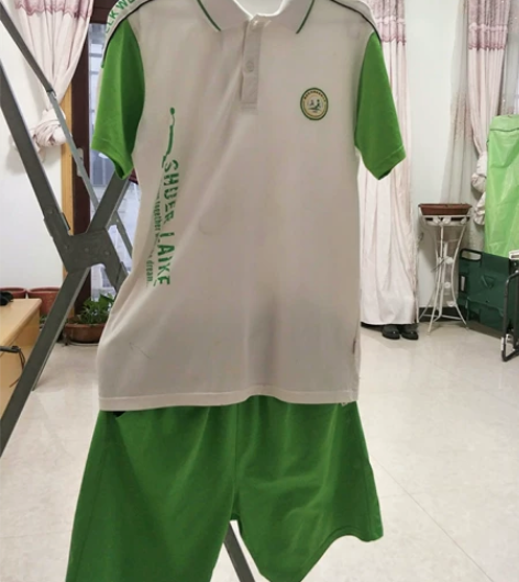 家中闲置外国语实验小学夏季校服套装160码...