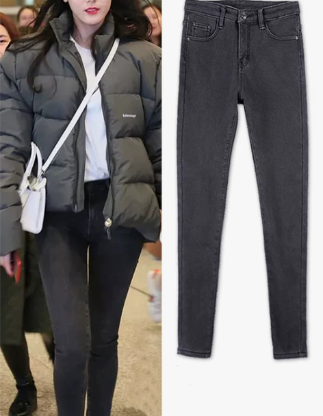 休闲装铅笔裤 铅笔裤子秋装2019年新款牛...