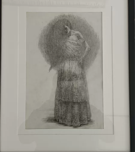 装饰画，素描作品，美院写生手绘作品原稿，带...