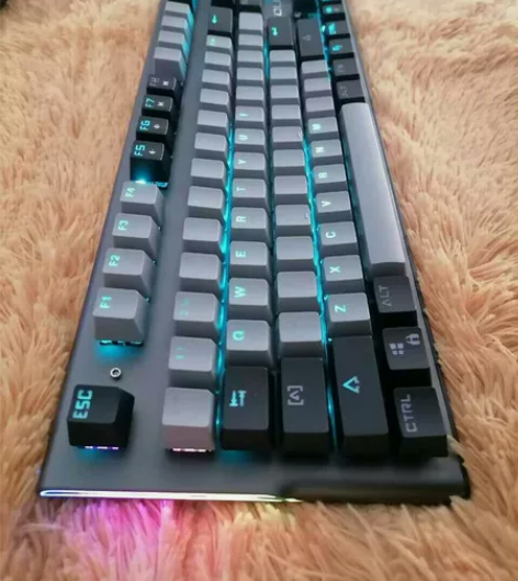 特价包邮98新磁动力ZK3双拼光轴机械键盘...