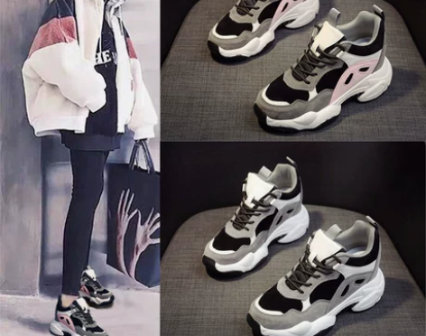 网红老爹鞋女超火百搭女鞋新款2022春秋季...