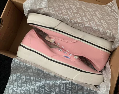vans安纳海姆系列嫩粉色38码 偏马卡龙...