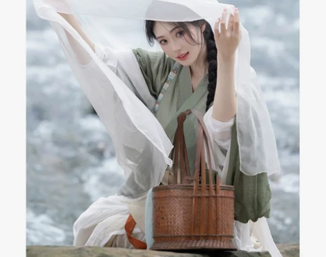 清平调汉服女魏晋直裾古装广袖流仙裙齐腰襦裙...