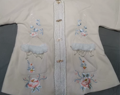 五五年原创汉服   其乐绒绒 一款加绒的方...