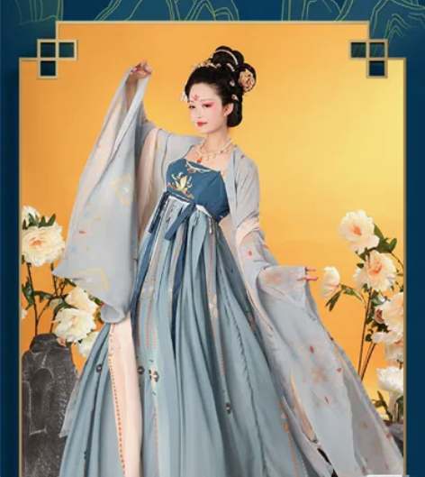 自贡汉服出租 汉旭【至尊红颜】 诃子裙大袖...