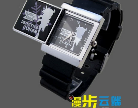 名侦探柯南手表 沉默的15分钟剧场版 滑盖...