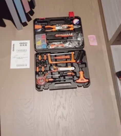 德国欧莱德五金工具箱套装家用多功能手动工具...